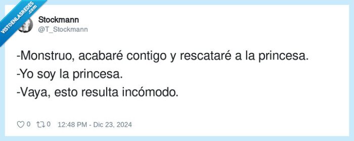 rescatar,monstruo,incómodo,acabar,princesa