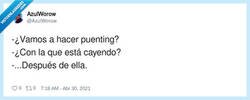Enlace a ¿Vamos a hacer puenting?, por @AzulWorow