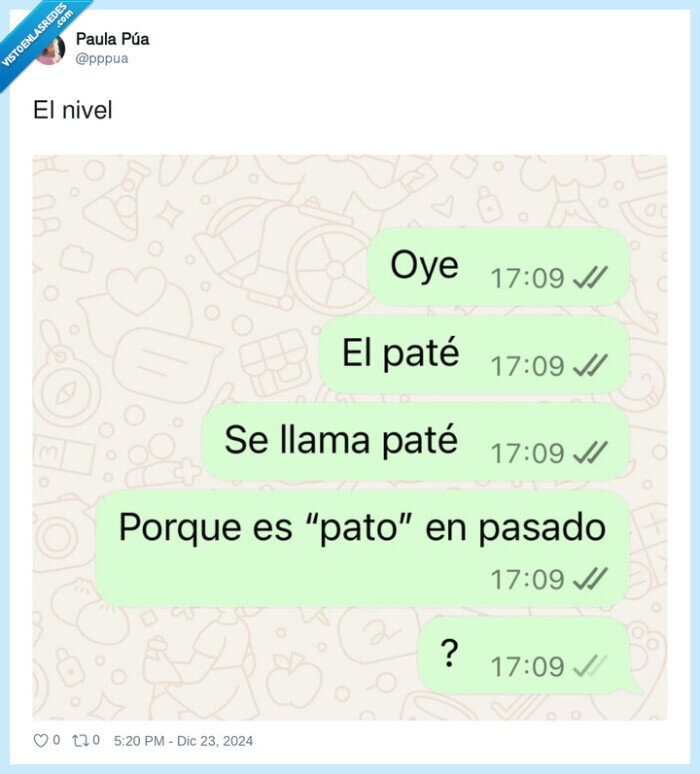 paté,pato,pasado