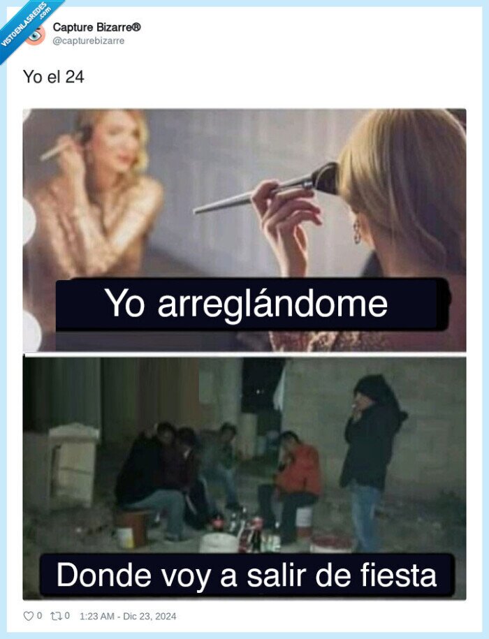 arreglarme,salir de fiesta,salir,pintarme