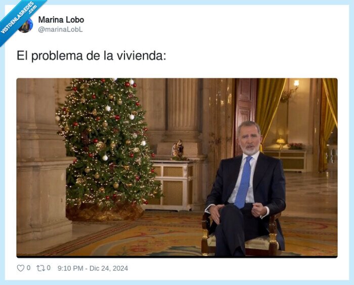 problema,vivienda,rey,felpudo