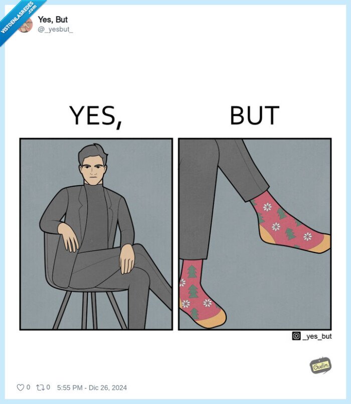 traje,yes but,calcetines