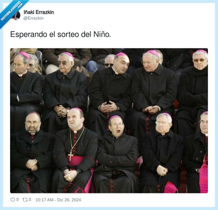 sorteo del niño,curas,parrocos