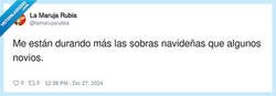 Enlace a Yo ya esperando a las sobras de año nuevo, por @lamarujarubia