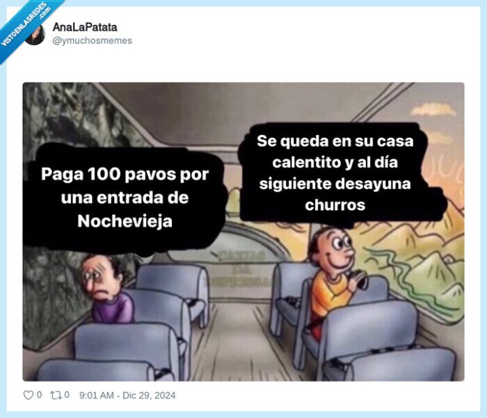 meme,autobus,fin de año,cotillon,nochevieja