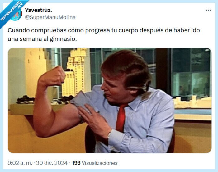 gimnasio,trump,cuerpo,progreso