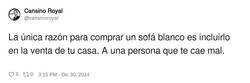 Enlace a Qué mala leche, por @cansinoroyal