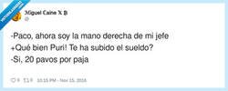 Enlace a No está mal pagado, por @MiguelCaine
