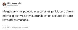 Enlace a Me han dicho que se agotan, por @donchalecos