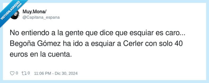estafadora,esquiar,begoña gómez,cerler,verguenza,psoe