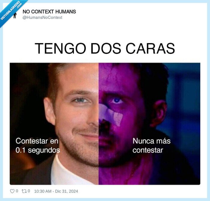 caras,contestar,rapido,dejar en visto