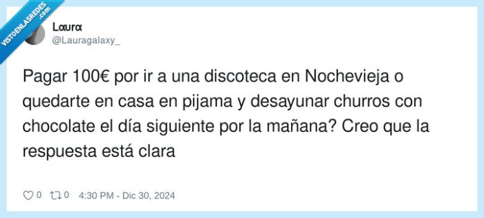 nochevieja,salir,churros,discoteca,desayunar,chocolate