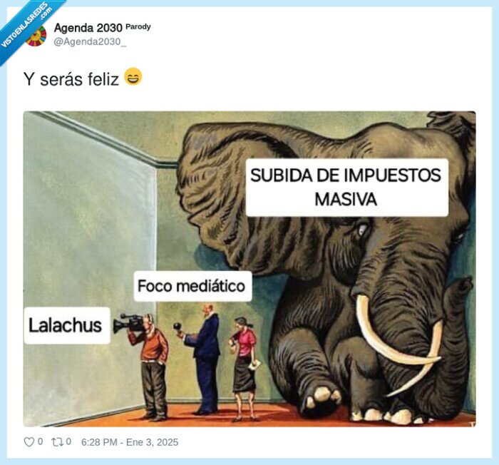 foco mediatico,lalachus,subida de impuestos