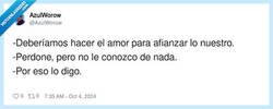 Enlace a El tío va con buenas intenciones, por @AzulWorow