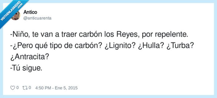 antracita,repelente,carbón,lignito,niño,reyes