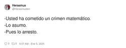 Enlace a Crimen matemático, por @Herasmusten