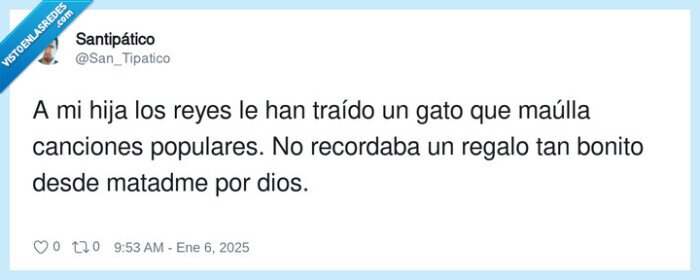 juguete,regalo,reyes magos,canciones,matadme