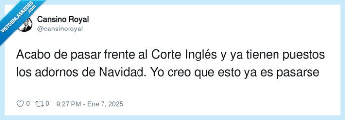 corte inglés,adornos,navidad