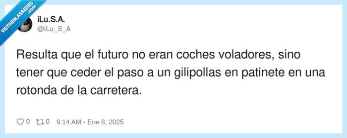 voladores,carretera,patinete,rotonda