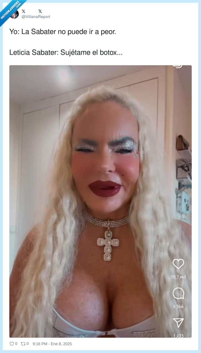 sujétame,leticia sabater,botox,peor