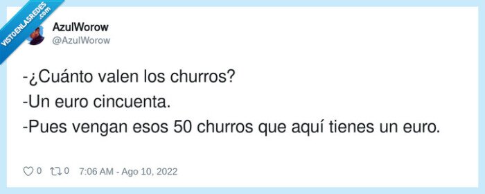 cincuenta,cuánto,churros,valer
