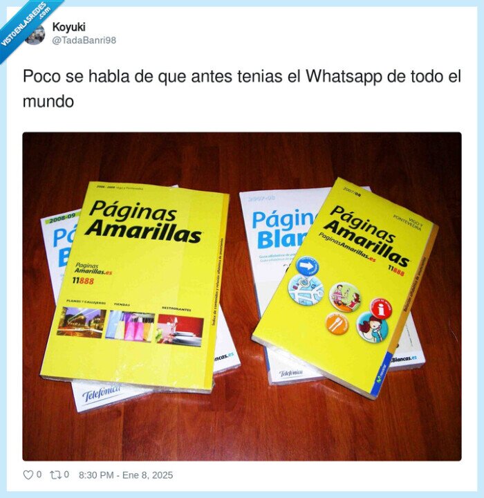 whatsapp,paginas amarillas,telefono