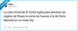 Enlace a Eso sí que es una cola larga, por @nyconene