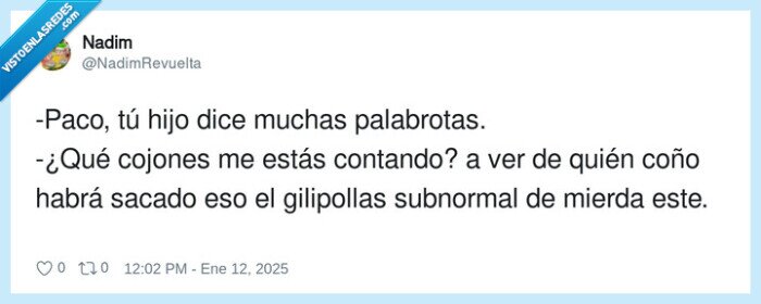 palabrotas,hijo,padre