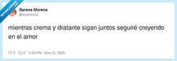 Enlace a Crema y dratante, por @soymimila
