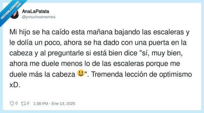 escaleras,optimismo,lección,caída,golpe,dolor