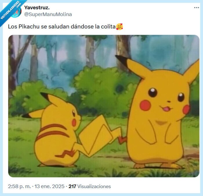 pikachu,saludo,cola