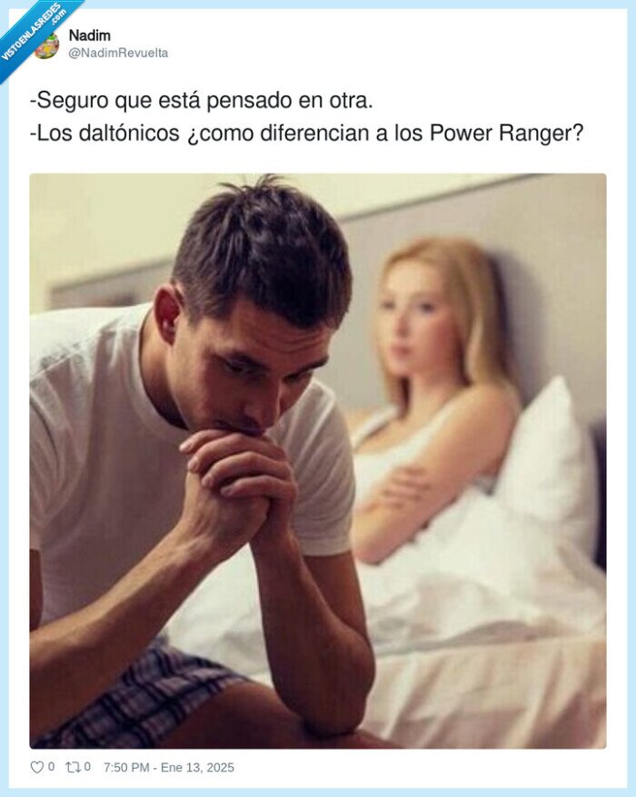 diferenciar,daltónicos,power rangers