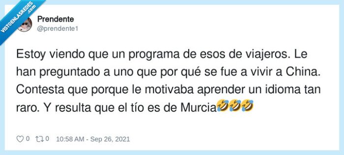 murcia,preguntar,programa,viajeros,aprender,idioma raro