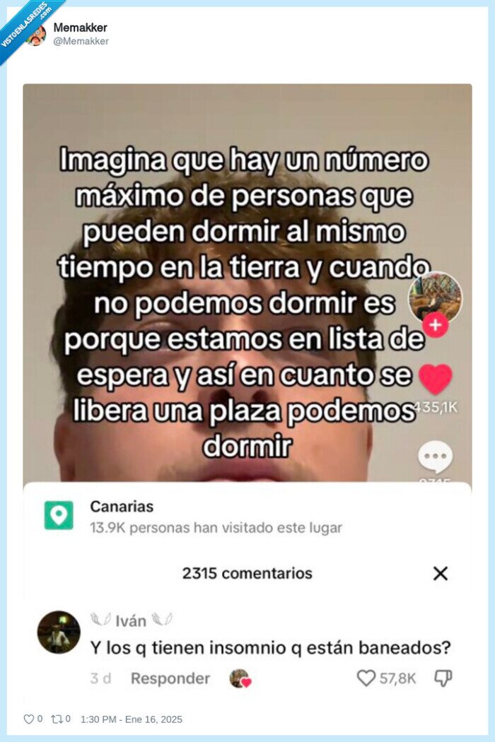 dormir,cupo,maximo