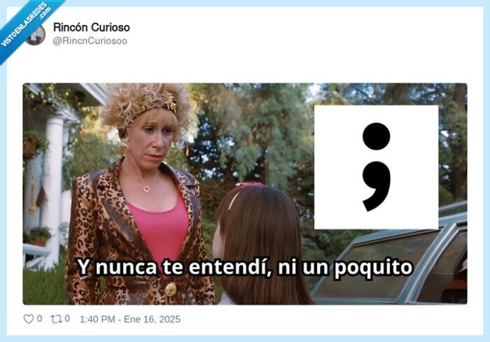 punto y coma,usar