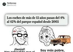 Enlace a Tenemos coches viejos porque somos pobres, enteraos ya, por @partitocrazy