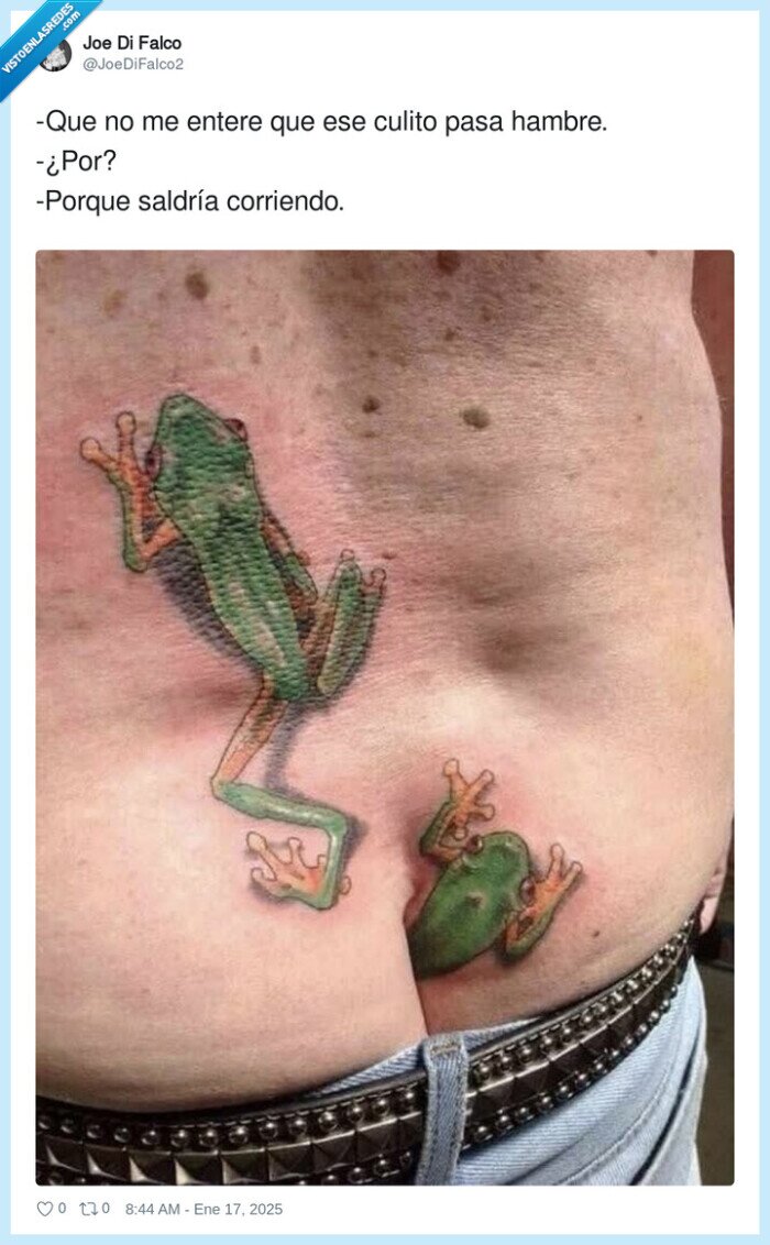 culo,ranas,hambre