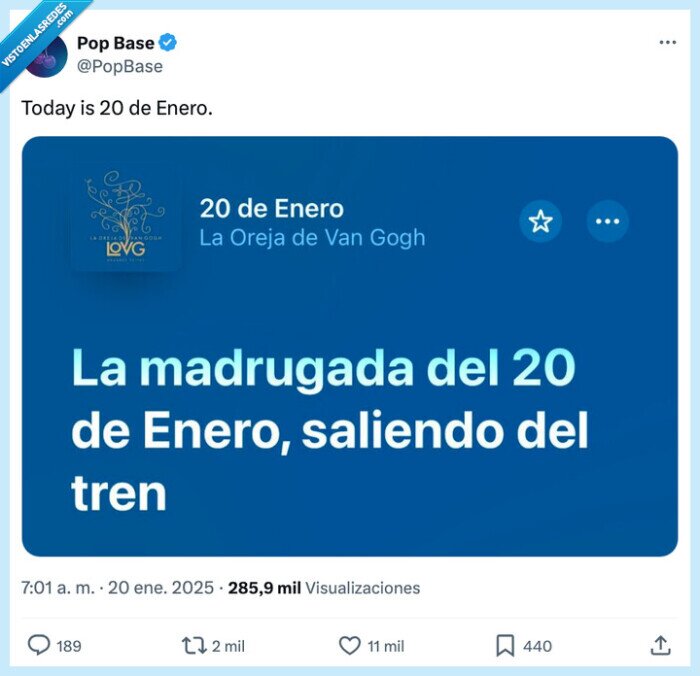 la oreja de van gogh,lodvg,20 de enero