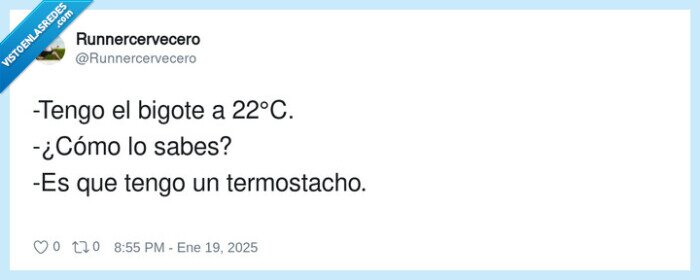 termostacho,bigote,tengo,22°c