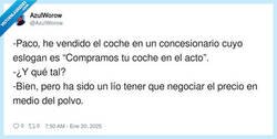 Enlace a Qué raro me parece todo, yo creo que tienes unos buenos cuernos, por @AzulWorow