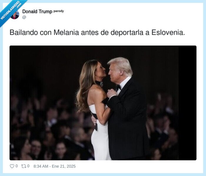 deportar,eslovenia,bailar,melania,trump