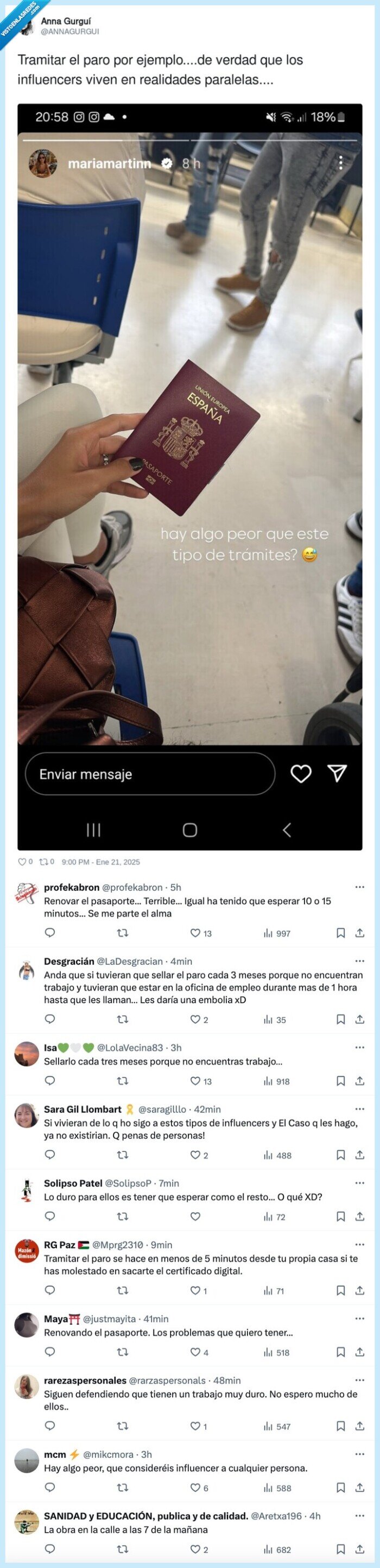 influencers,pasaporte,renovar