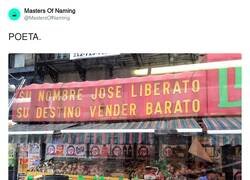 Enlace a Otro poeta desaprovechado, por @MastersOfNaming