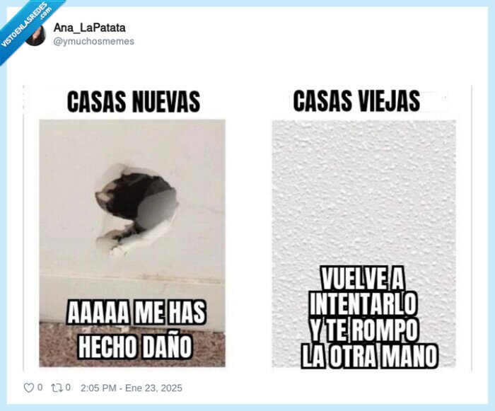 casas nuevas,viejas,agujeros,resistente,gotele