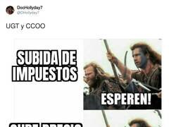 Enlace a UGT y CCOO, por @DHollyday7