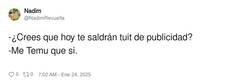 Enlace a Te tienen más que rastreado, por @NadimRevuelta