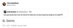 Enlace a A la cama se va a dormir y punto, por @fenixzintas