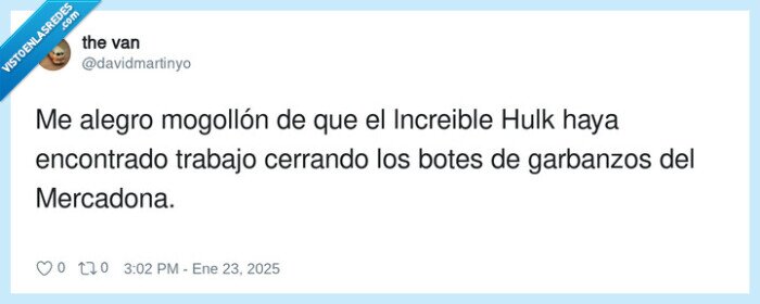 encontrado,hulk,lncreible,garbanzos,mercadona,cerrar