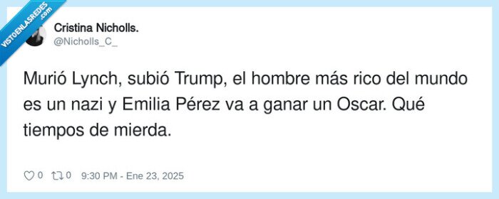 deo,lynch,emilia pérez,trump,oscar