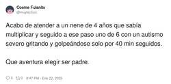 Enlace a Nunca sabes lo que te va a salir, por @muylechon